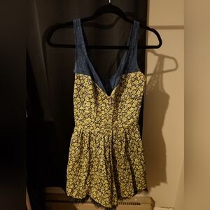 Free People Floral Tulle Summer Dress